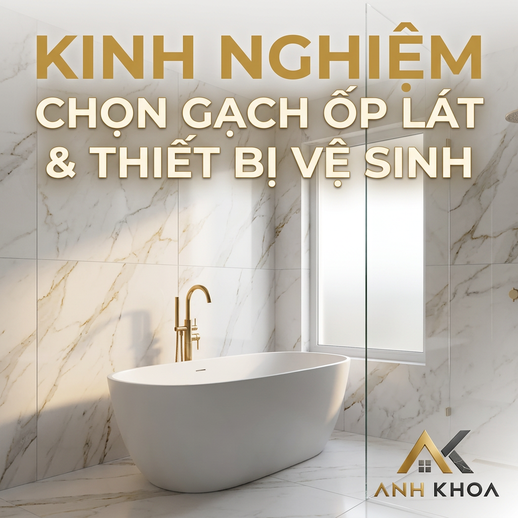 Kinh Nghiệm Chọn Gạch Ốp Lát Và Thiết Bị Vệ Sinh Cho Ngôi Nhà Mới Chuẩn Đẹp Và Bền Bỉ