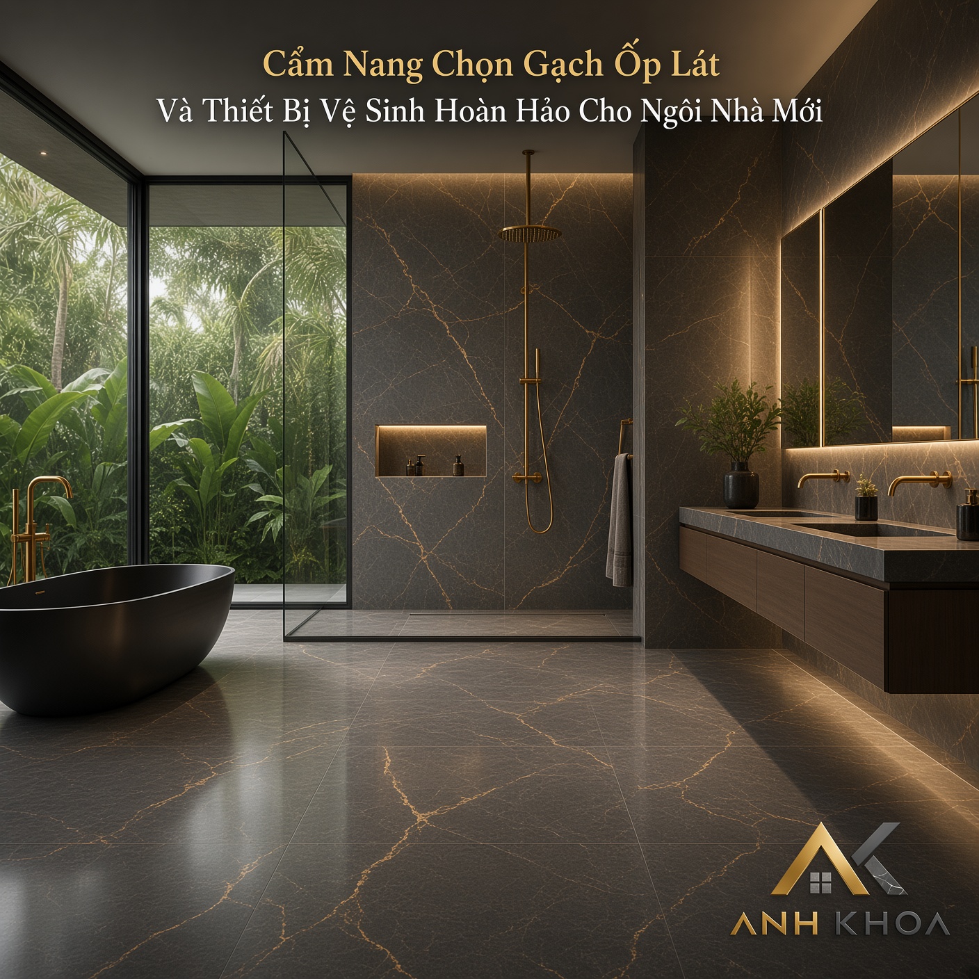 Cẩm Nang Chọn Gạch Ốp Lát Và Thiết Bị Vệ Sinh Hoàn Hảo Cho Ngôi Nhà Mới