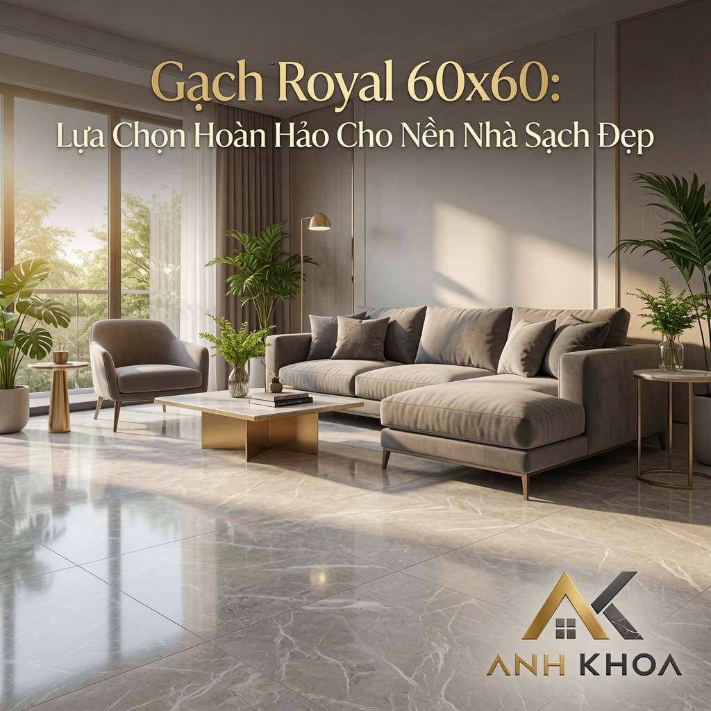 Gạch Royal 60x60: Lựa Chọn Hoàn Hảo Cho Nền Nhà Sạch Đẹp