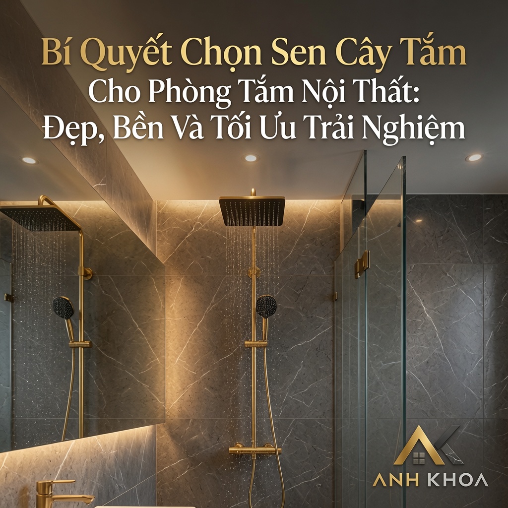 Bí Quyết Chọn Sen Cây Tắm Cho Phòng Tắm Hiện Đại: Đẹp, Bền Và Tối Ưu Trải Nghiệm