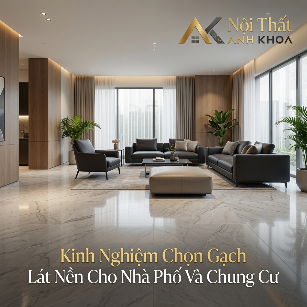 Kinh Nghiệm Chọn Gạch Lát Nền Cho Nhà Phố Và Chung Cư