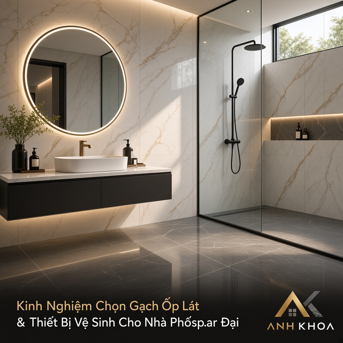 Kinh Nghiệm Chọn Gạch Ốp Lát Và Thiết Bị Vệ Sinh Hoàn Hảo Cho Nhà Phố Hiện Đại