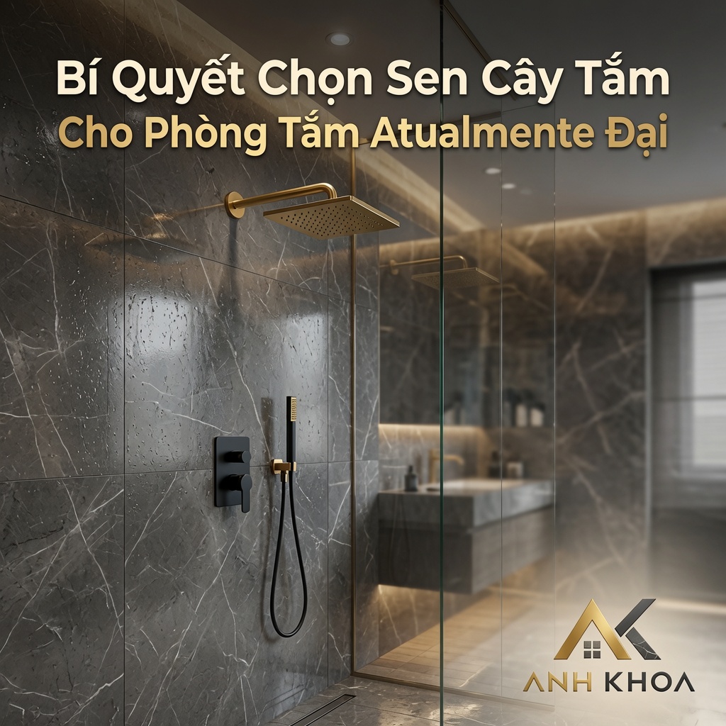 Bí Quyết Chọn Sen Cây Tắm Cho Phòng Tắm Hiện Đại: Đẹp, Bền Và Tối Ưu Trải Nghiệm