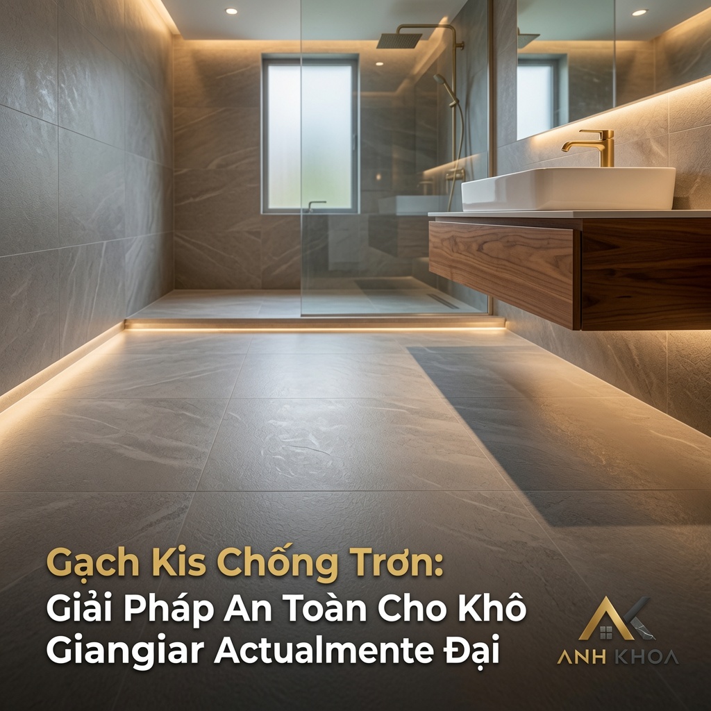 Gạch Kis Chống Trơn: Nên Dùng Ở Đâu Để Đảm Bảo An Toàn Và Thẩm Mỹ?