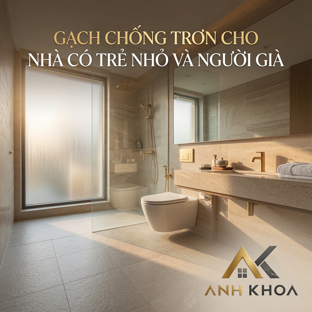 Gạch Chống Trơn Cho Nhà Có Trẻ Nhỏ Và Người Già: Bí Quyết Chọn Gạch An Toàn Toàn Diện