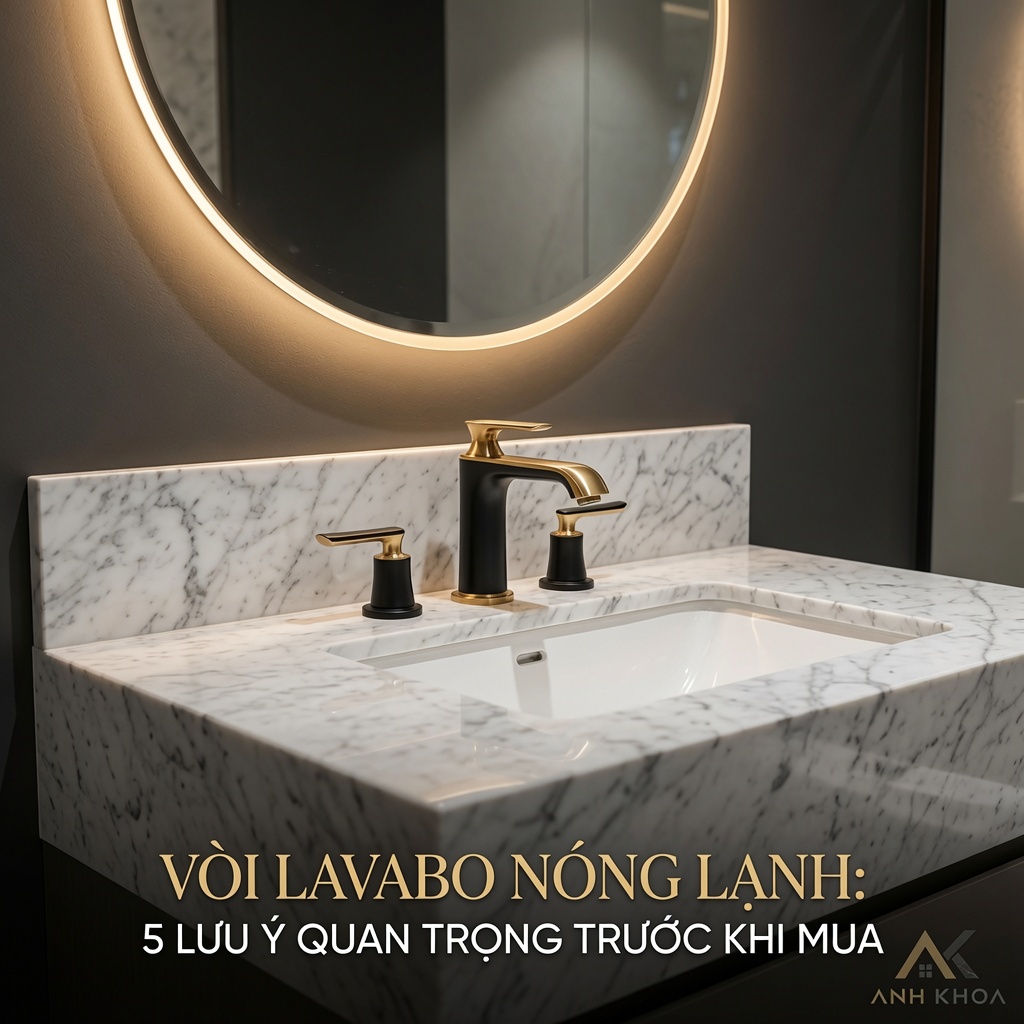 Vòi Lavabo Nóng Lạnh: 5 Lưu Ý Quan Trọng Trước Khi Mua