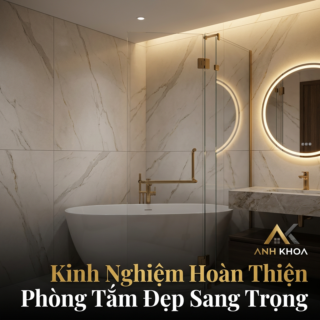 Kinh Nghiệm Hoàn Thiện Phòng Tắm Đẹp Sang Trọng Chuẩn Resort 5 Sao