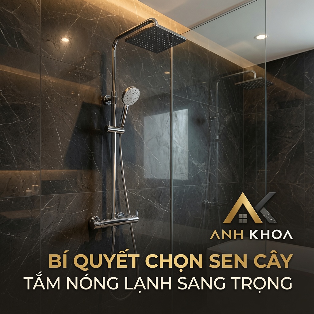 Bí Quyết Chọn Sen Cây Tắm Nóng Lạnh Cho Phòng Tắm Hiện Đại, Sang Trọng và Bền Đẹp