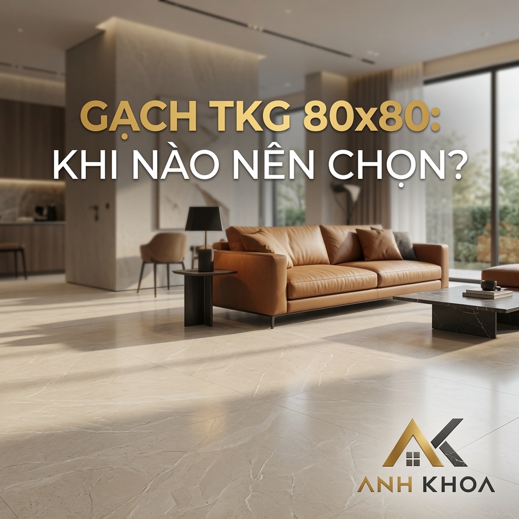 Gạch TKG 80x80: Khi Nào Nên Chọn Để Kiến Tạo Không Gian Sang Trọng?