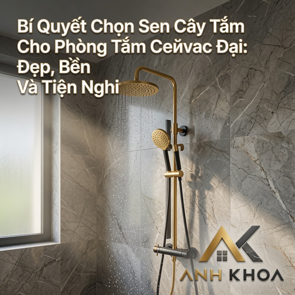 Bí Quyết Chọn Sen Cây Tắm Cho Phòng Tắm Hiện Đại: Đẹp, Bền Và Tiện Nghi