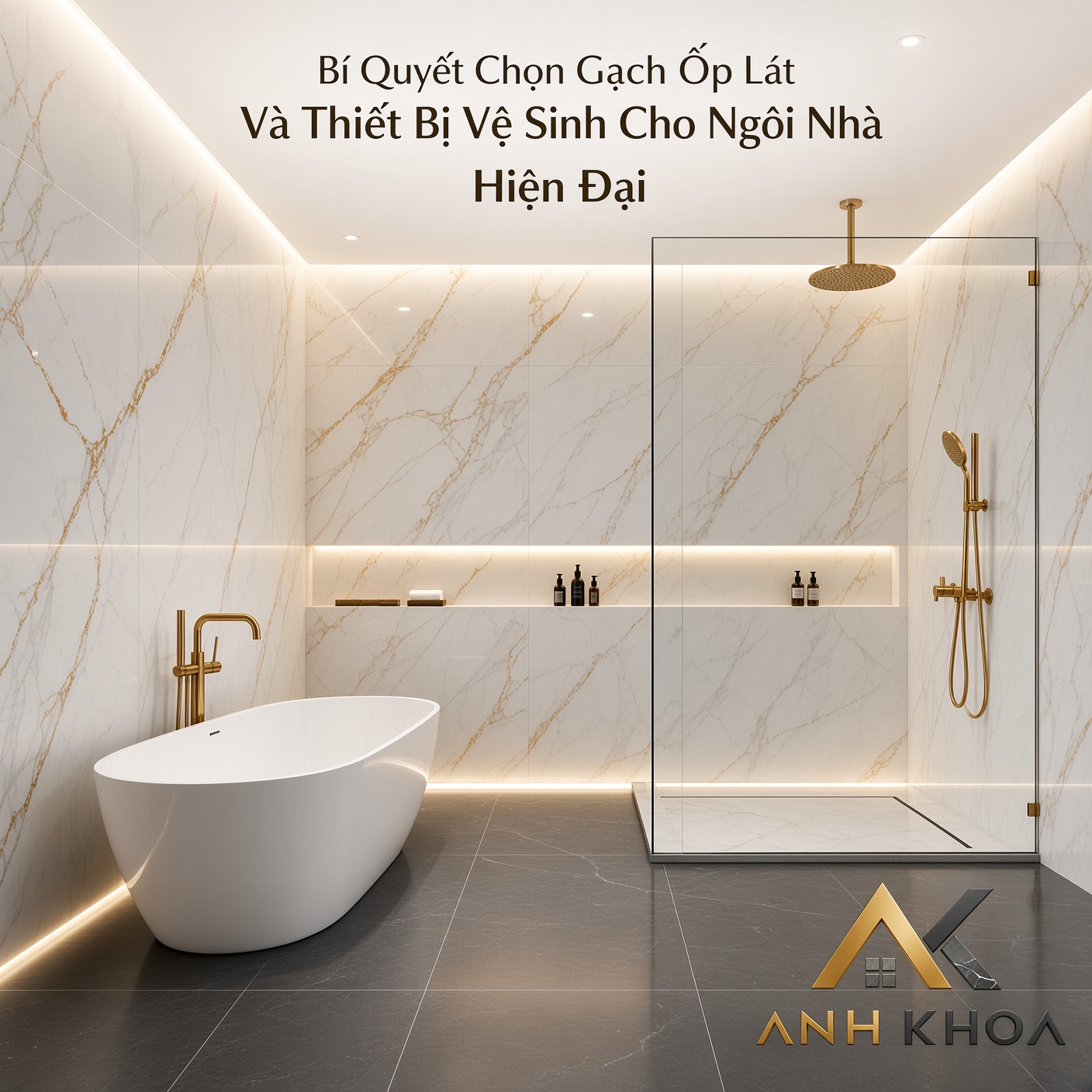 Bí Quyết Chọn Gạch Ốp Lát Và Thiết Bị Vệ Sinh Cho Ngôi Nhà Hiện Đại