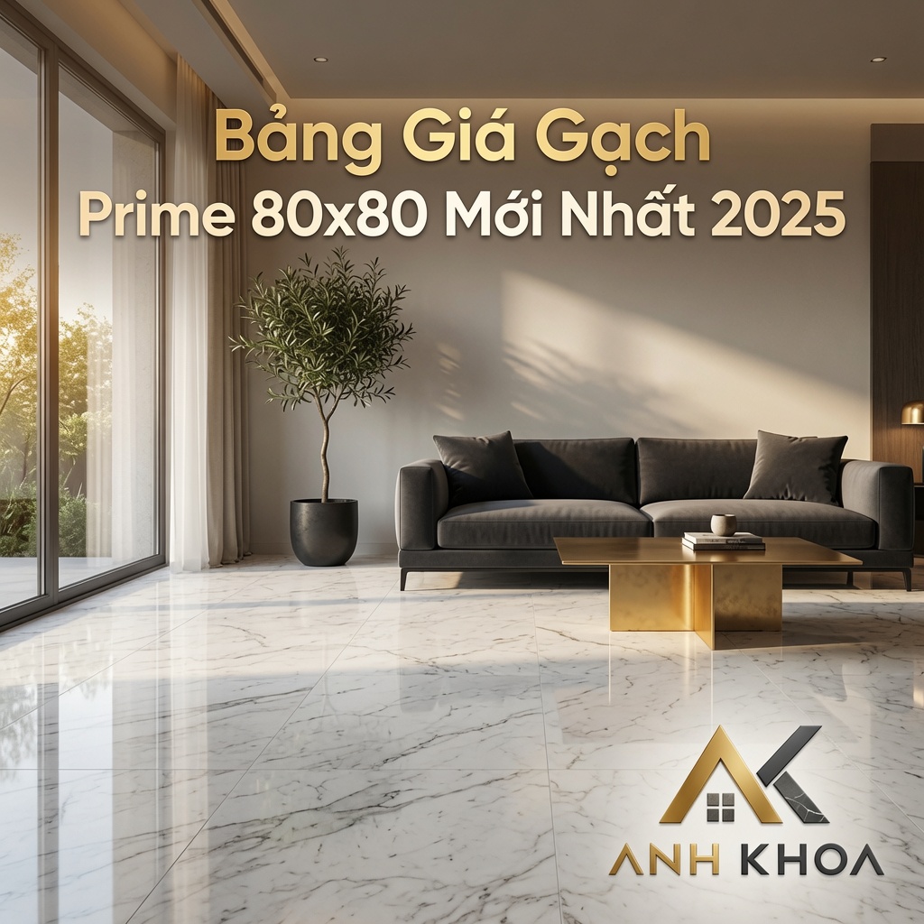 Bảng Giá Gạch Prime 80x80 Mới Nhất 2025: Sang Trọng, Bền Bỉ Cho Mọi Công Trình