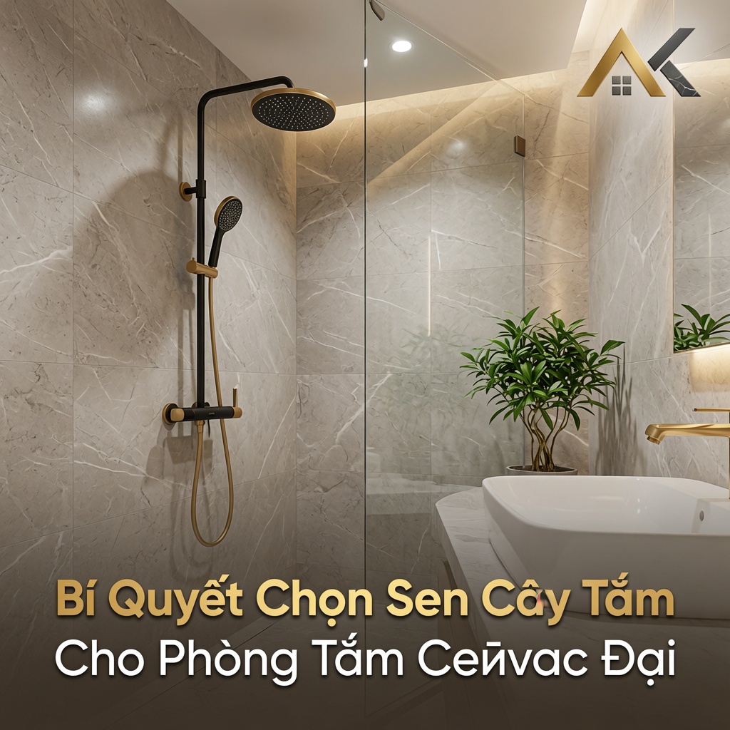 Bí Quyết Chọn Sen Cây Tắm Cho Phòng Tắm Hiện Đại: Sang Trọng, Bền Bỉ Và Tối Ưu Chi Phí