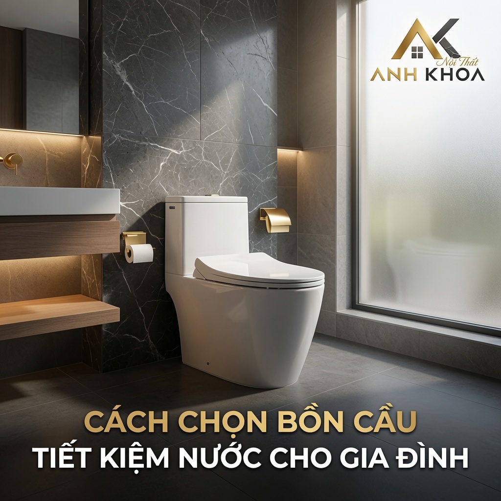 Cách Chọn Bồn Cầu Tiết Kiệm Nước Cho Gia Đình: Tối Ưu Chi Phí Và Tiện Nghi