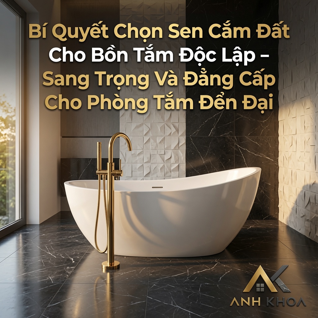 Bí Quyết Chọn Sen Cắm Đất Cho Bồn Tắm Độc Lập - Sang Trọng Và Đẳng Cấp Cho Phòng Tắm Hiện Đại