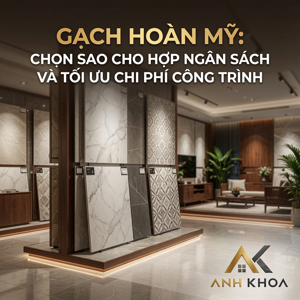 Gạch Hoàn Mỹ: Chọn Sao Cho Hợp Ngân Sách Và Tối Ưu Chi Phí Công Trình