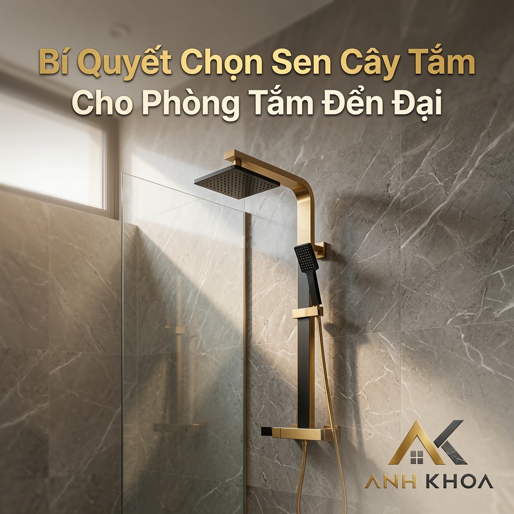 Bí Quyết Chọn Sen Cây Tắm Cho Phòng Tắm Hiện Đại: Sang Trọng, Bền Bỉ Và Tiện Nghi