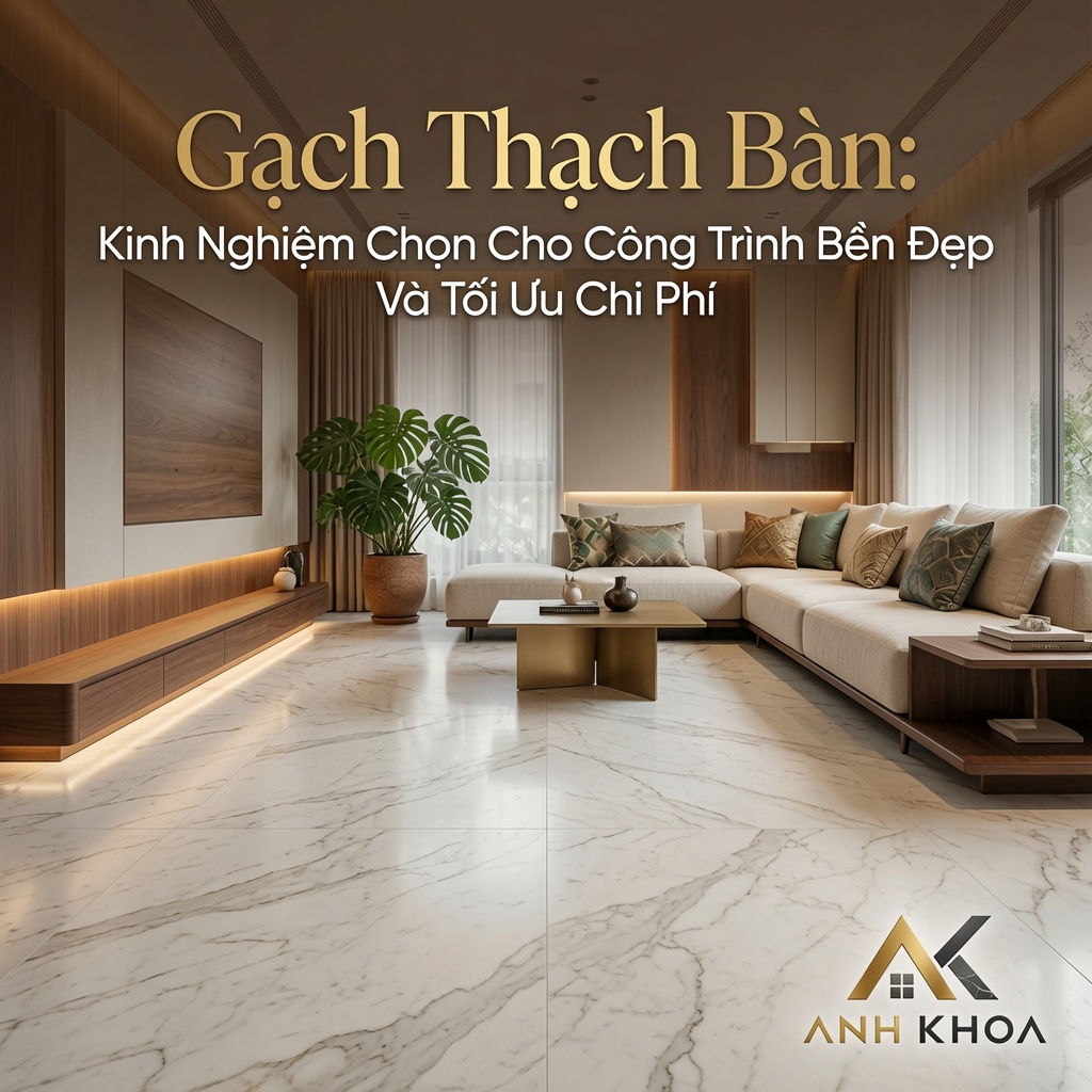 Gạch Thạch Bàn: Kinh Nghiệm Chọn Cho Công Trình Bền Đẹp Và Tối Ưu Chi Phí