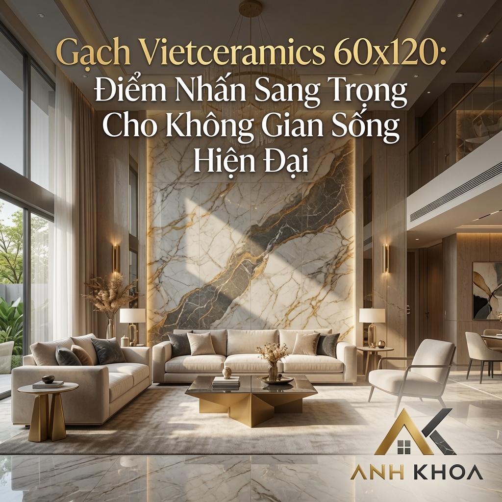 Gạch Vietceramics 60x120: Điểm Nhấn Sang Trọng Cho Không Gian Sống Hiện Đại