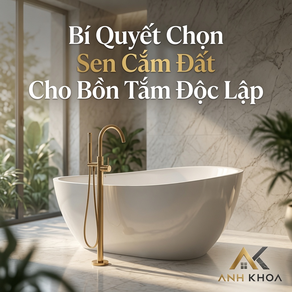 Bí Quyết Chọn Sen Cắm Đất Cho Bồn Tắm Độc Lập - Sang Trọng Và Đẳng Cấp Cho Phòng Tắm Villa, Penthouse