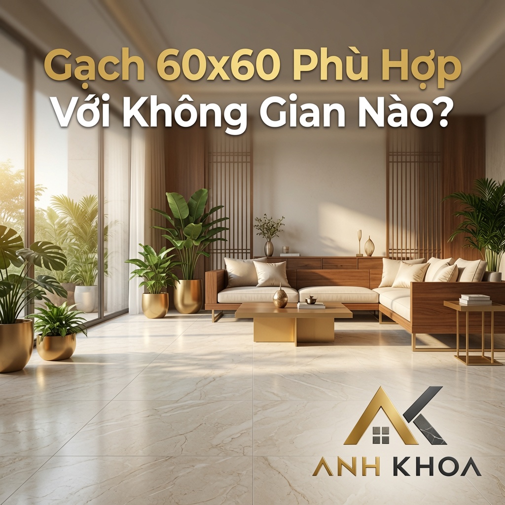 Gạch 60x60 Phù Hợp Với Không Gian Nào? Bí Quyết Lựa Chọn Tối Ưu Cho Tổ Ấm