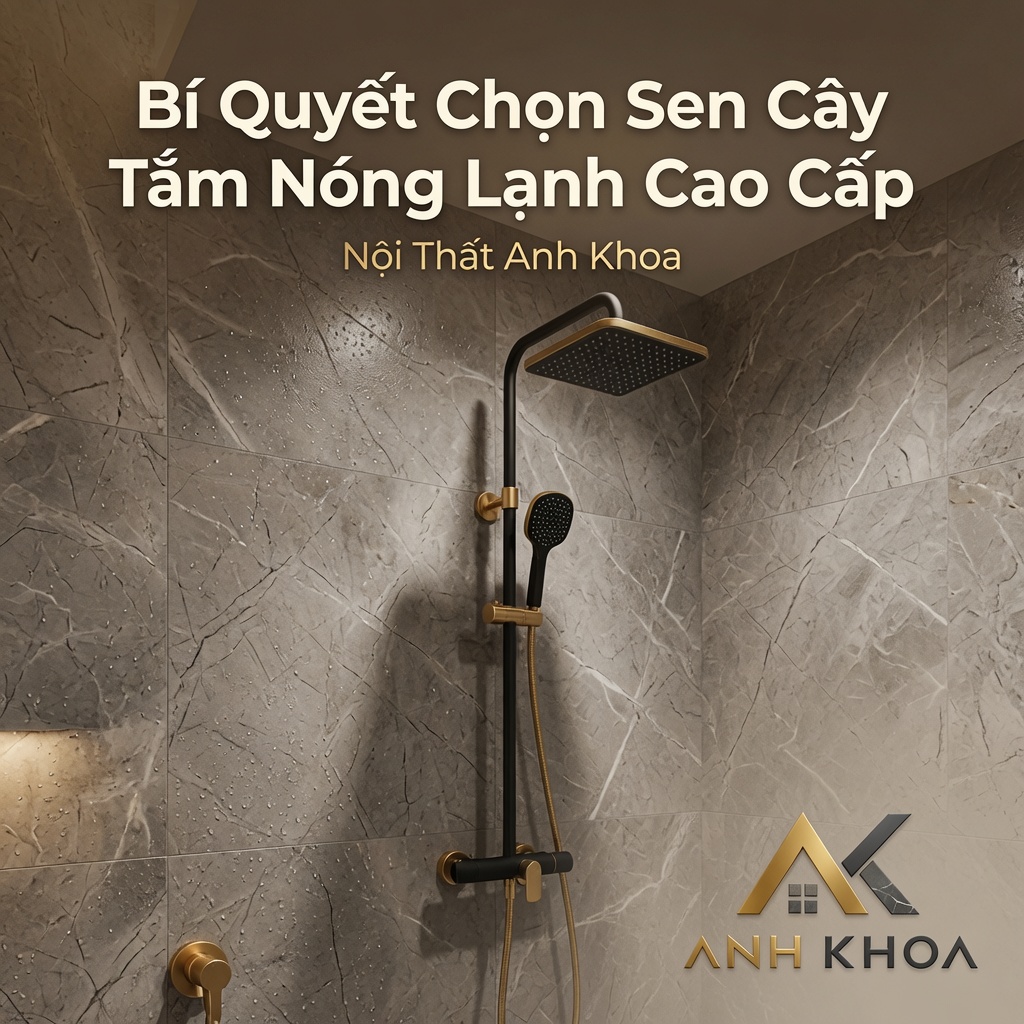Bí Quyết Chọn Sen Cây Tắm Nóng Lạnh Cao Cấp Cho Phòng Tắm Hiện Đại