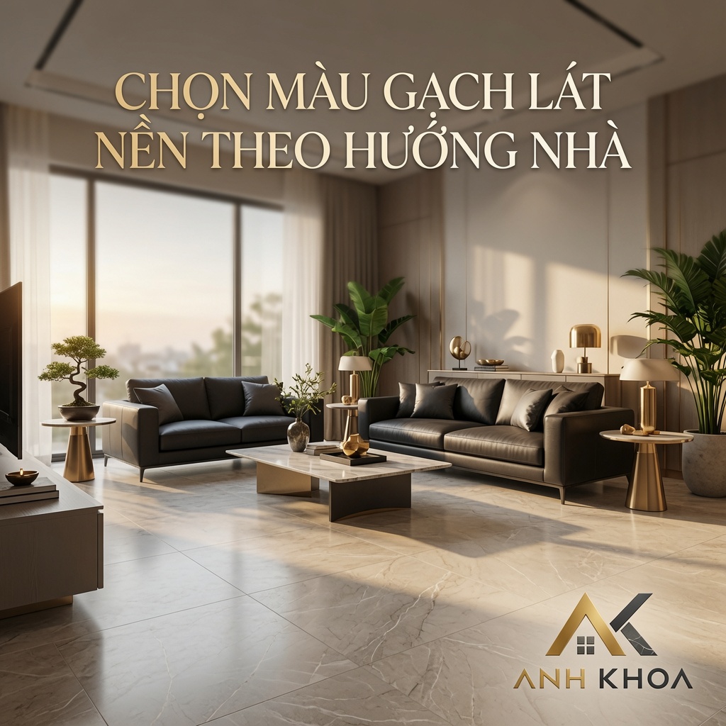 Chọn Màu Gạch Lát Nền Theo Hướng Nhà: Bí Quyết Đón Ánh Sáng Từ Chuyên Gia