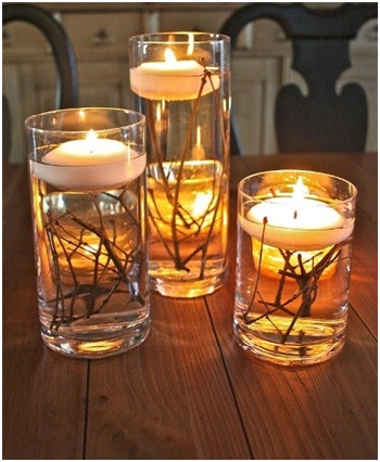 Nến tealight mang thu về