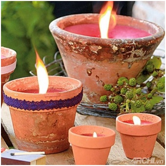 Những cách trang trí đẹp mắt với nến tealight