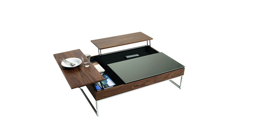 Bàn ăn mở rộng với ray trượt cánh bướm