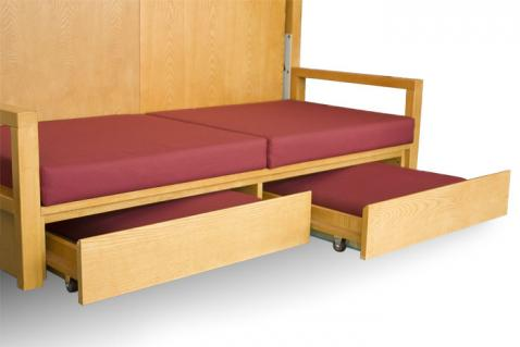 Giường 2 trong 1 sẽ rất tiện dụng cho các gia đình