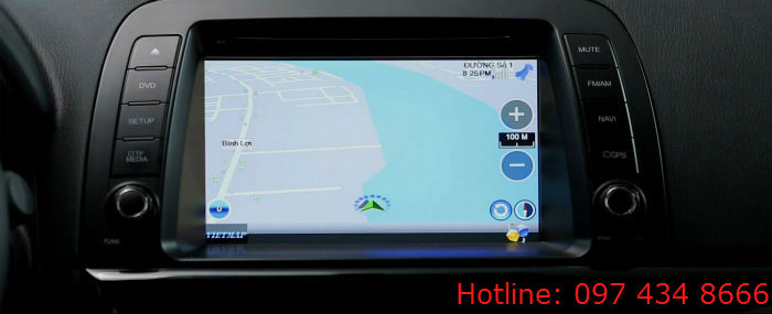 Hệ thống dẫn đường GPS của Mazda 6