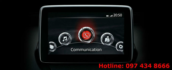 Màn hình DVD có chức năng kết nối bluetooth, nhắc thay dầu, bảo dưỡng...