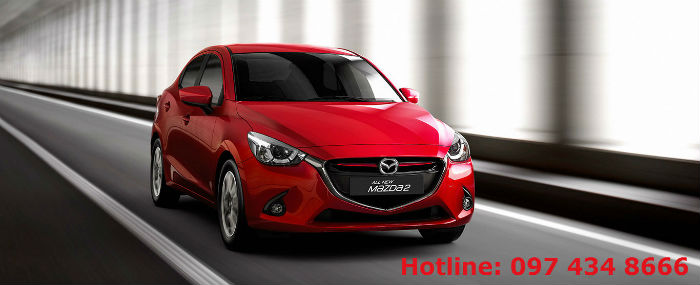 Mazda 2 sedan với thiết kế hiện đại,trẻ trung nhưng vẫn rất tiện dụng