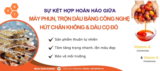 SỰ KẾT HỢP HOÀN HẢO GIỮA DẦU CỌ ĐỎ & MÁY PHUN, TRỘN DẦU BẰNG CÔNG NGHỆ HÚT CHÂN KHÔNG