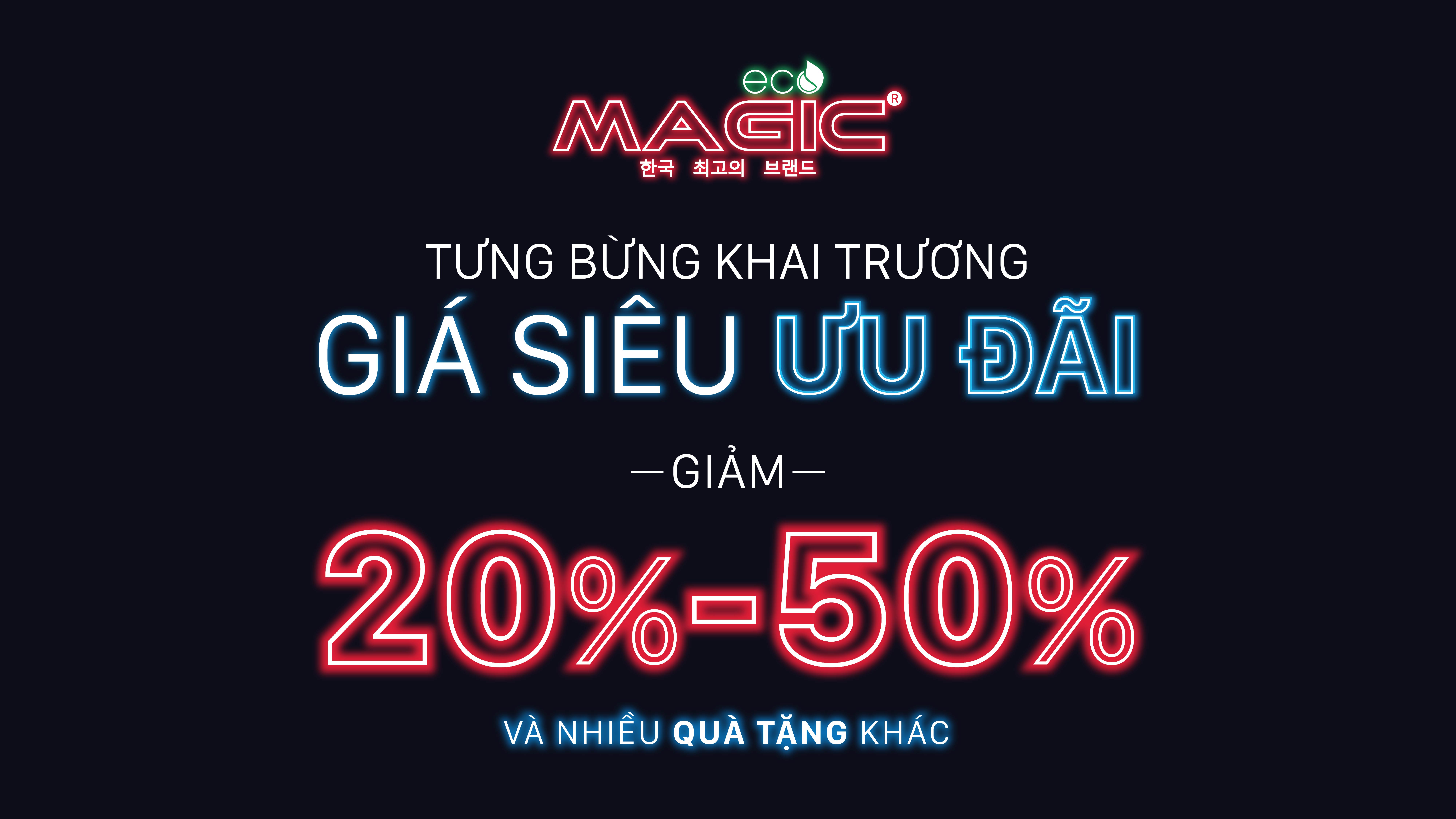 TƯNG BỪNG KHAI TRƯƠNG GIAN HÀNG MAGIC ECO TẠI BIG C TRƯỜNG CHINH