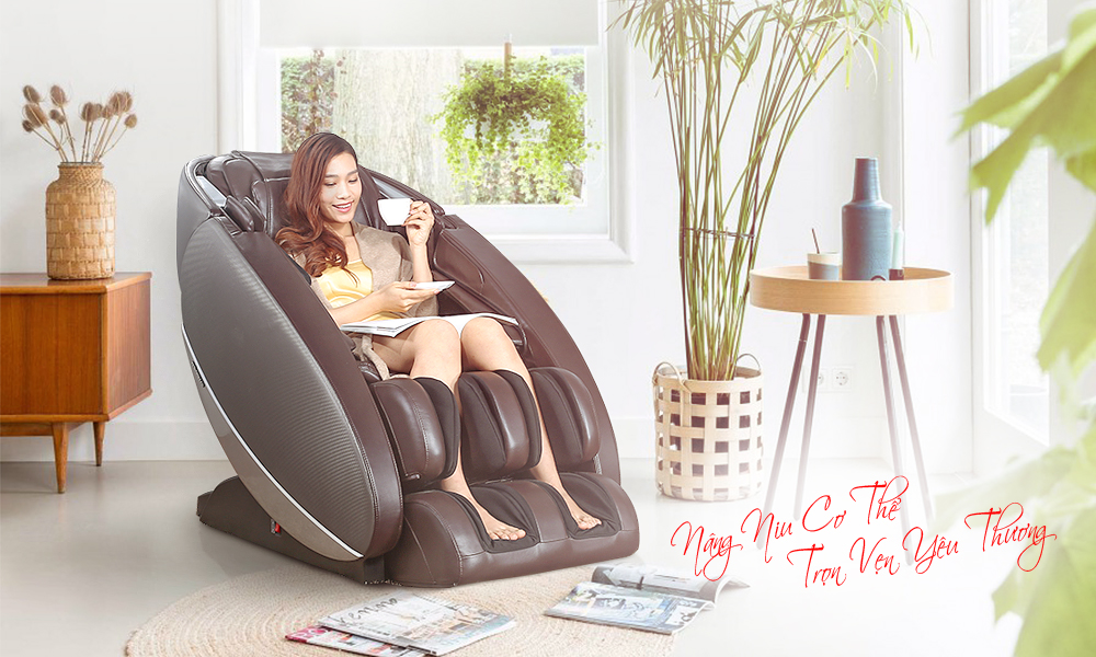 Điều trị đau lưng hiệu quả với ghế massage Buheung Korea