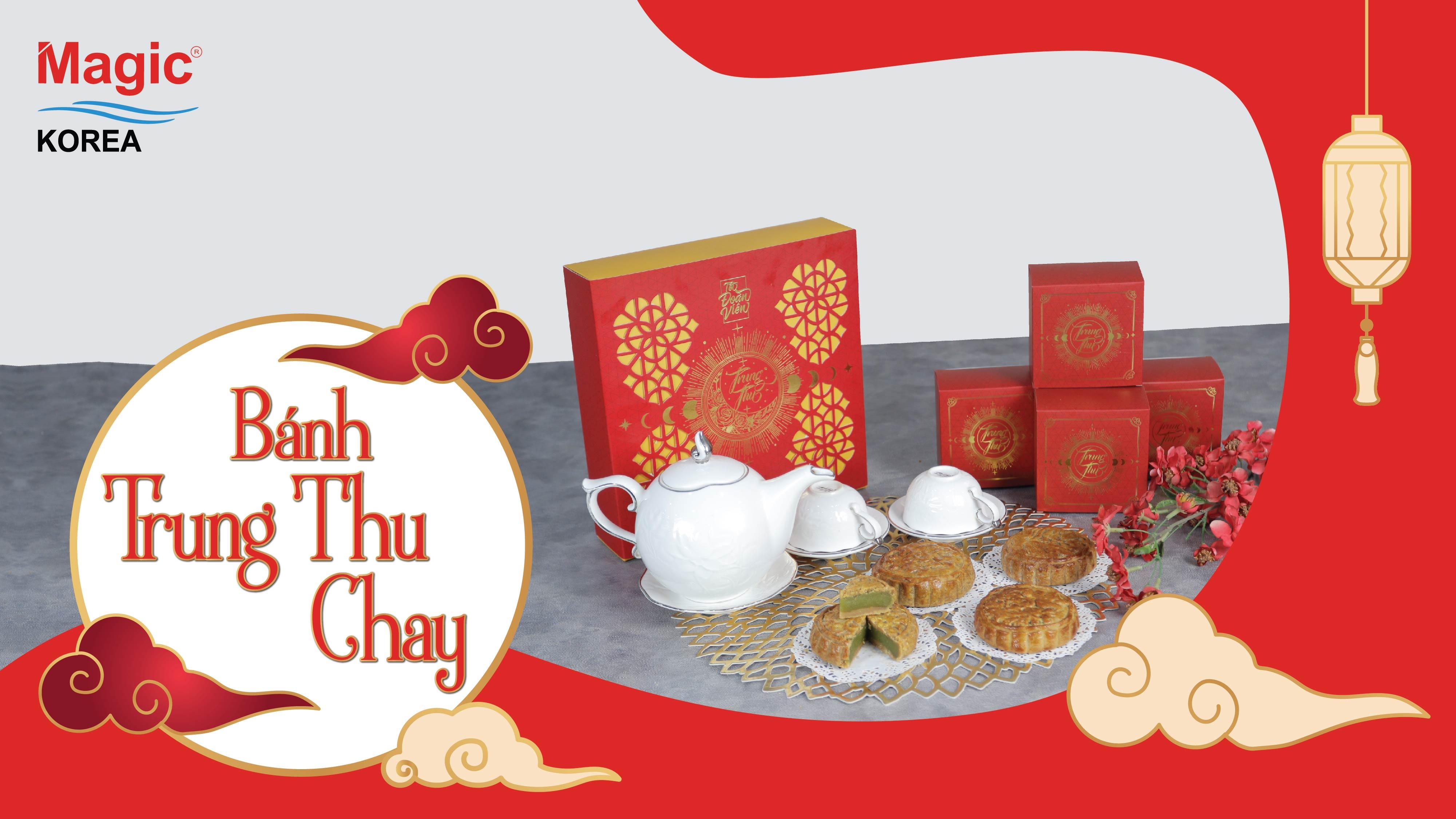 Hướng dẫn làm bánh Trung thu nhân đậu xanh chay bằng nồi chiên không dầu Magic Korea A-78N