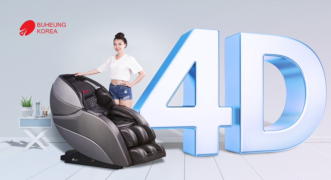 Ghế massage 3D và 4D khác nhau chỗ nào?