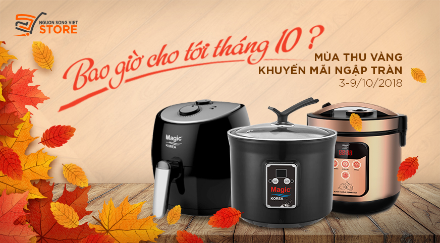 Mùa thu vàng - khuyến mãi ngập tràn