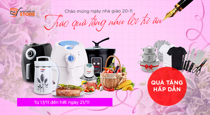 Khuyến mãi ngày Nhà Giáo Việt Nam 20/11/2018