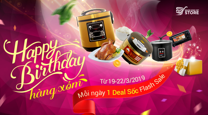 Flash Sale: Mừng sinh nhật hàng xóm
