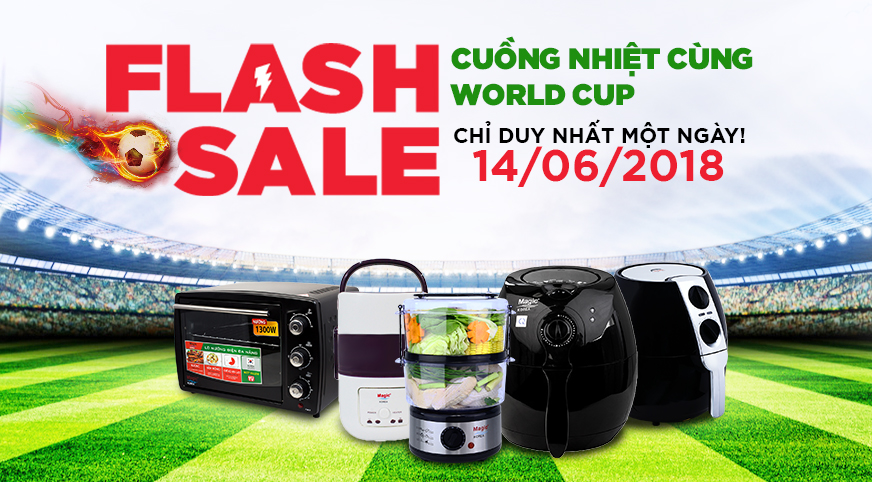 Flash Sale: Cuồng nhiệt cùng World Cup