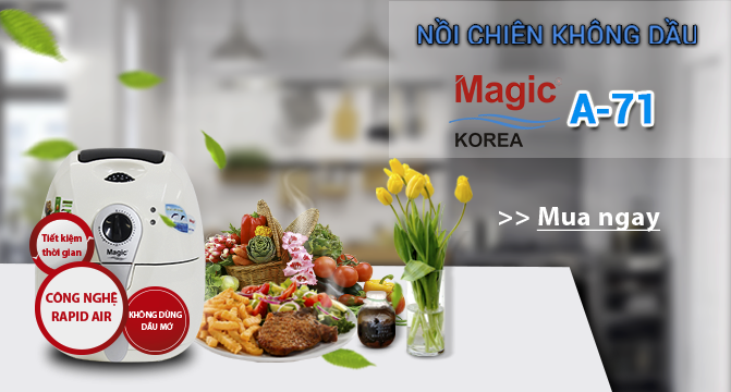 Nồi chiên không dầu Magic Korea A71