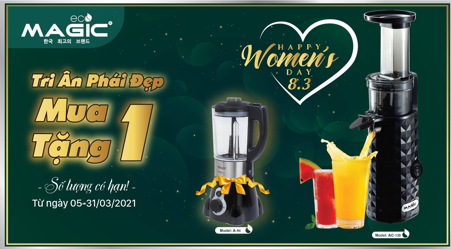TRI ÂN PHÁI ĐẸP - SẮM SIÊU PHẨM SỞ HỮU QUÀ SIÊU SỐC