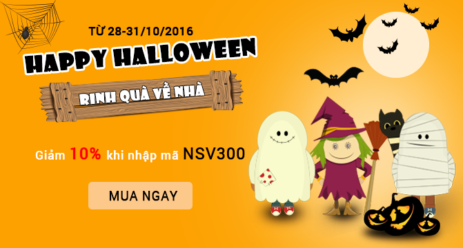 KHUYẾN MÃI: LỄ HỘI HALLOWEEN