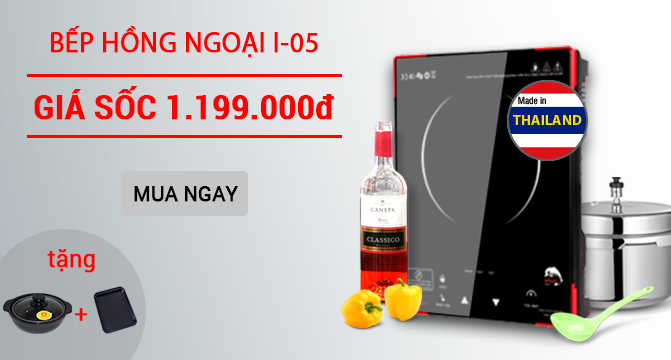 KHUYẾN MÃI: BẾP HỒNG NGOẠI I-05
