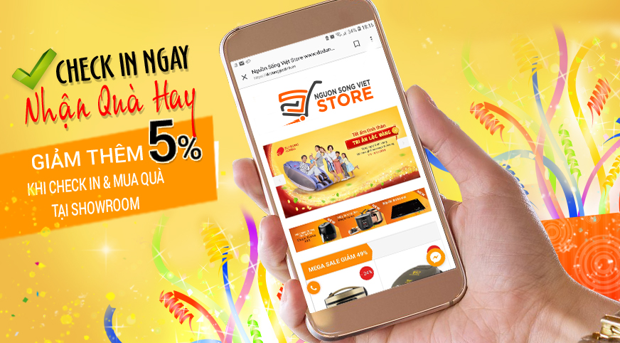Check in ngay - nhân quà hay