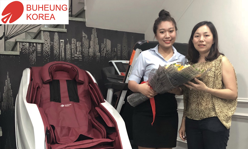 Chúc mừng chị Mã Tú Lan đã mua sản phẩm ghế massage Buheung MK-9000