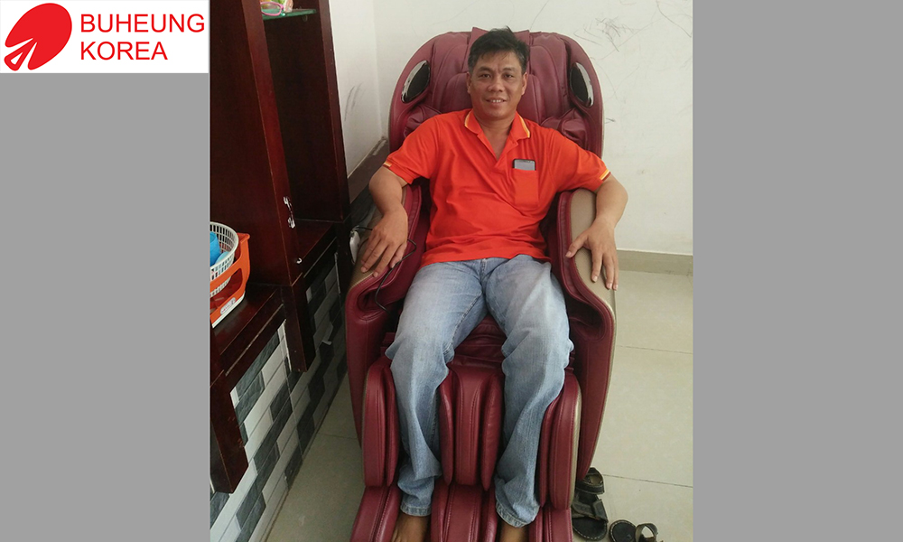 Chị Vy lựa chọn ghế massage Buheung MK-6700: Tặng ngay 2 chỉ vàng 9999